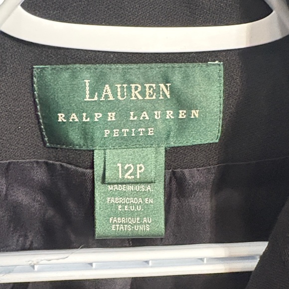 Vintage Lauren Ralph Lauren Black Blazer with Gold Buttons - Picture 3 of 10